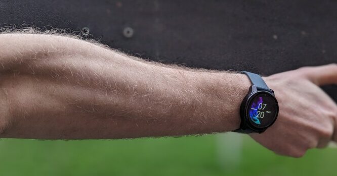 Smart Watch Skateboarding