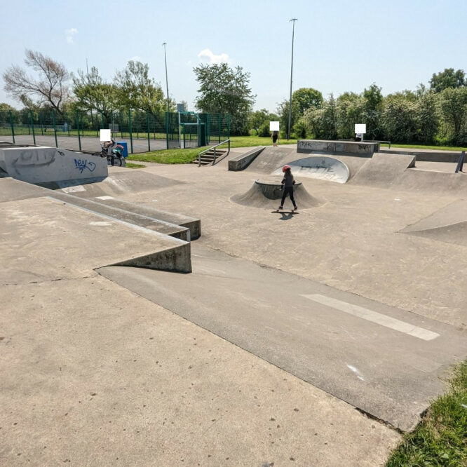 Alexandra Skate Park Cramlington Corner View 2